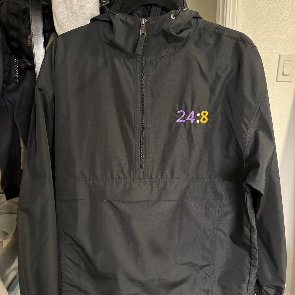 Custom Champion Pullover Windbreaker - Kobe 24:8 Size Medium